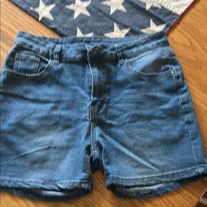 Blue Denim Shorts